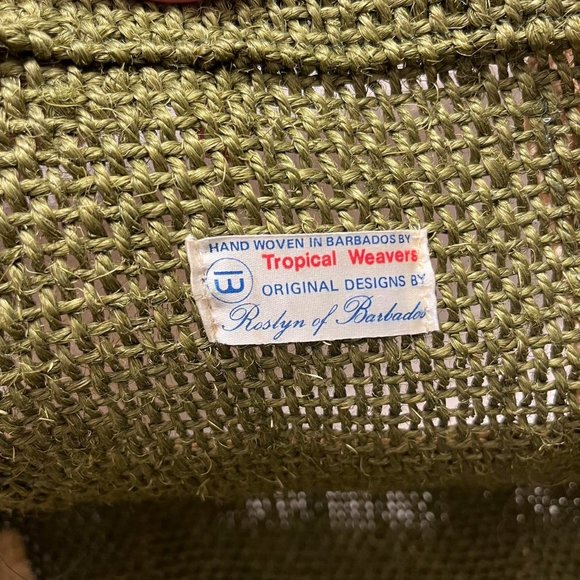 Authentic Rosalyn of Barbados original design hand woven - jute bag - Picture 3 of 7